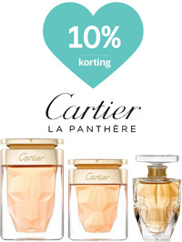 Cartier parfum met 10% korting